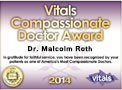 Vitals Compassionate Doctor Award